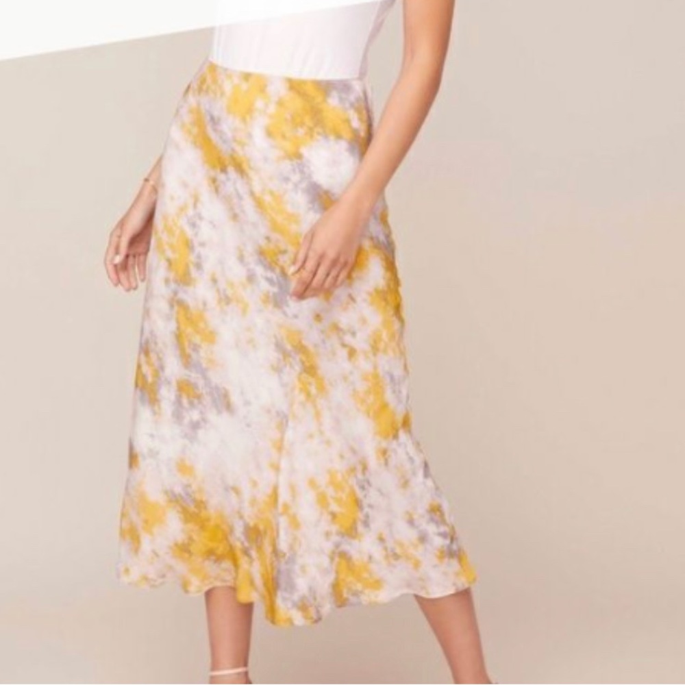 NWT ASTR Tye Dye MIDI Skirt Size Small